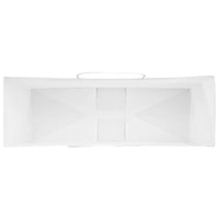 Sacchetti di Carta 50 pz con Manici Bianchi 32x12x42 cm 4101606
