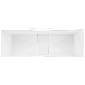 Sacchetti di Carta 50 pz con Manici Bianchi 32x12x42 cm 4101606