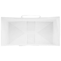 vidaXL Sacchetti di Carta 50 pz con Manici Bianchi 32x17x25 cm
