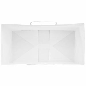 Sacchetti di Carta 50 pz con Manici Bianchi 32x17x44 cm 4101608