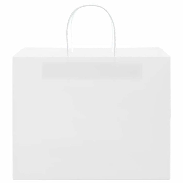 Sacchetti di Carta 50 pz con Manici Bianchi 32x22x24 cm 4101609