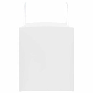 Sacchetti di Carta 50 pz con Manici Bianchi 32x22x24 cm