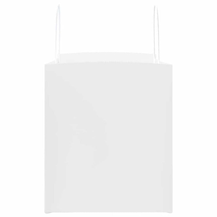 Sacchetti di Carta 50 pz con Manici Bianchi 32x22x24 cm