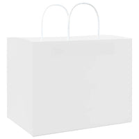 Sacchetti di Carta 50 pz con Manici Bianchi 32x22x24 cm