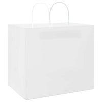 Sacchetti di Carta 50 pz con Manici Bianchi 32x22x28 cm 4101610