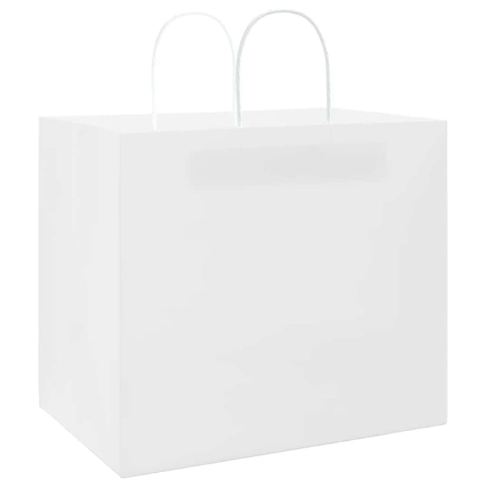 Sacchetti di Carta 50 pz con Manici Bianchi 32x22x28 cm 4101610