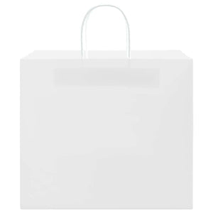 Sacchetti di Carta 50 pz con Manici Bianchi 32x22x28 cm 4101610