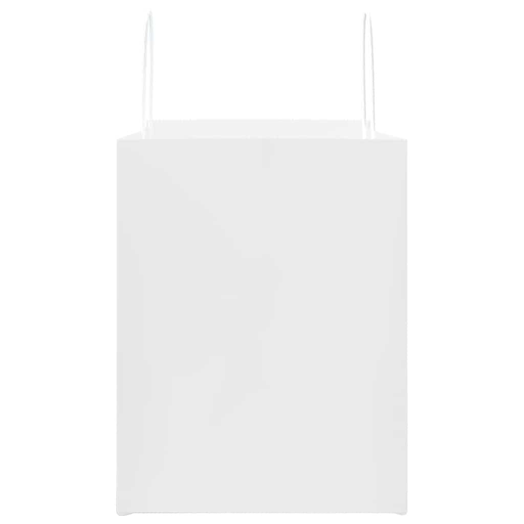 Sacchetti di Carta 50 pz con Manici Bianchi 32x22x28 cm 4101610