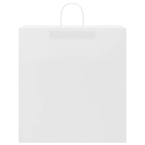 vidaXL Sacchetti di Carta 50 pz con Manici Bianchi 45x17x48 cm