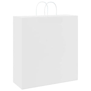 Sacchetti di Carta 50 pz con Manici Bianchi 45x17x48 cm 4101611
