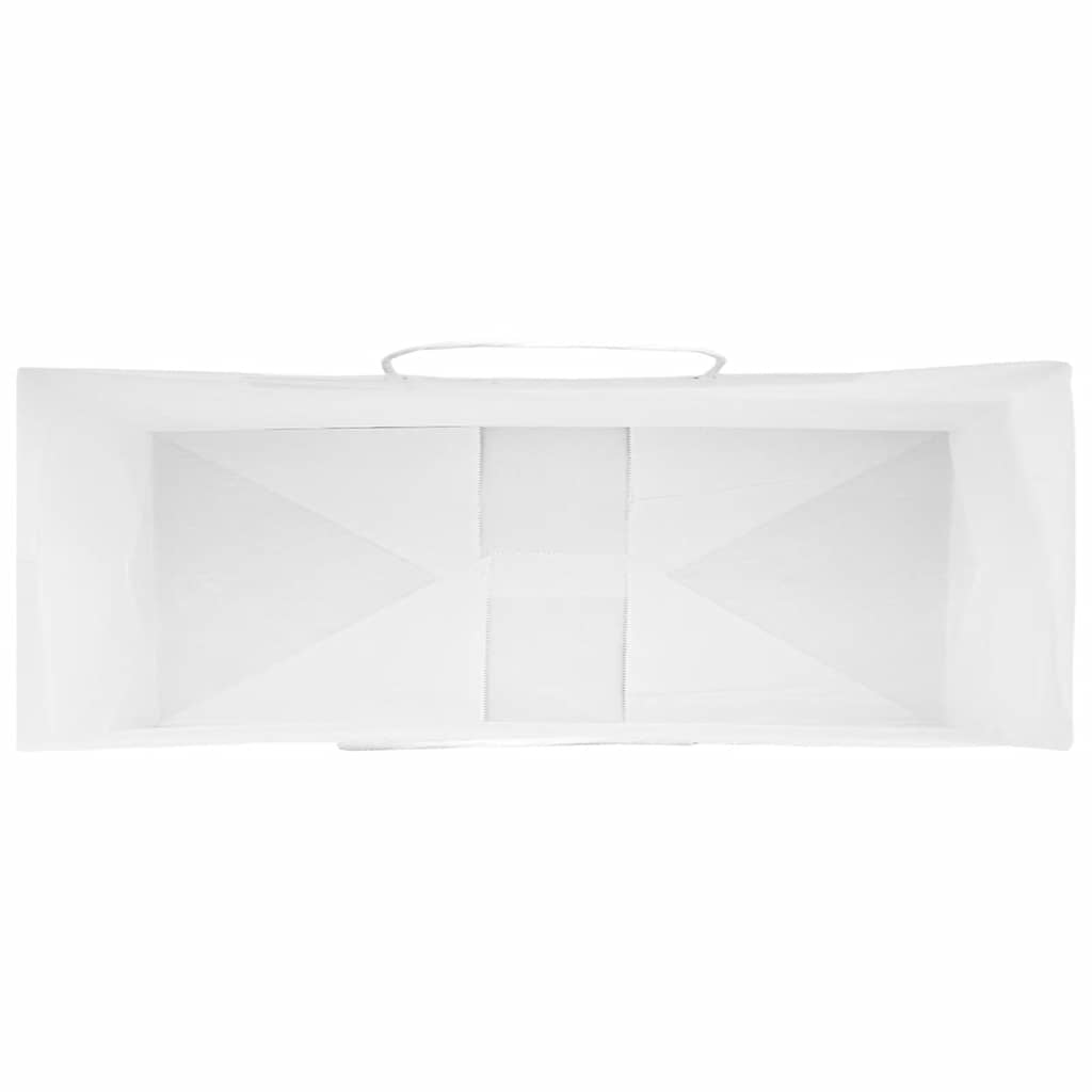 Sacchetti di Carta 50 pz con Manici Bianchi 45x17x48 cm 4101611