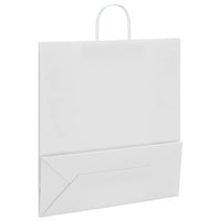 vidaXL Sacchetti di Carta 50 pz con Manici Bianchi 45x17x48 cm