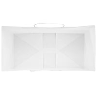 Sacchetti di Carta 250 pz con Manici Bianchi 21x11x28 cm 4101615