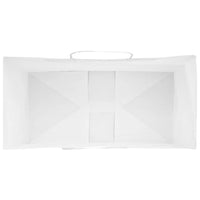 Sacchetti di Carta 250 pz con Manici Bianchi 21x11x36 cm 4101617