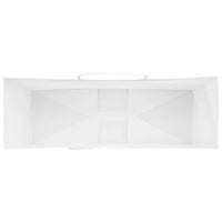 Sacchetti di Carta 250 pz con Manici Bianchi 32x12x42 cm 4101620