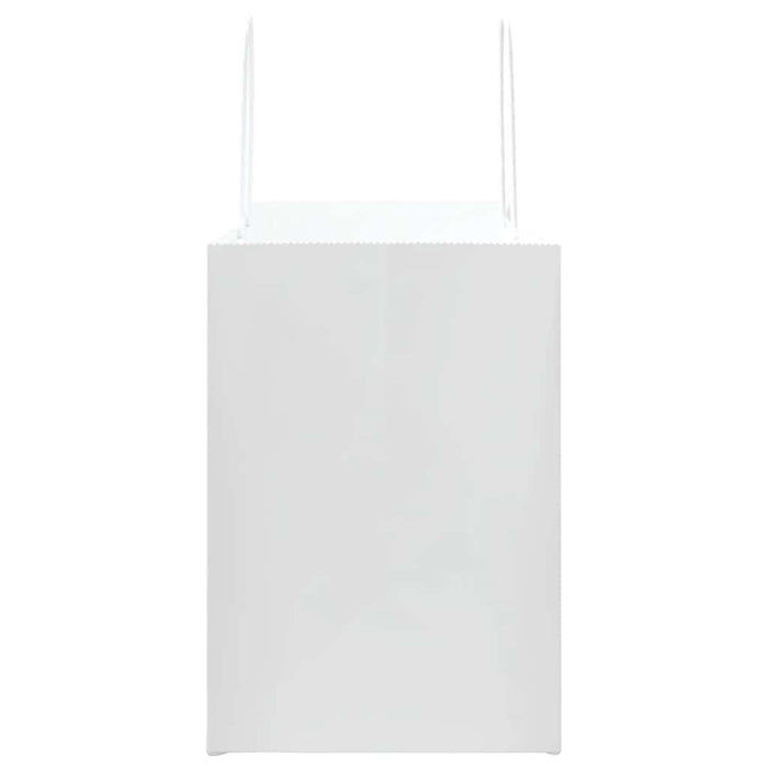 Sacchetti di Carta 250 pz con Manici Bianchi 32x17x25 cm 4101621