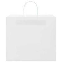 Sacchetti di Carta 250 pz con Manici Bianchi 32x22x28 cm 4101624