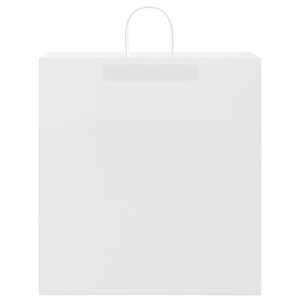 vidaXL Sacchetti di Carta 250 pz con Manici Bianchi 45x17x48 cm