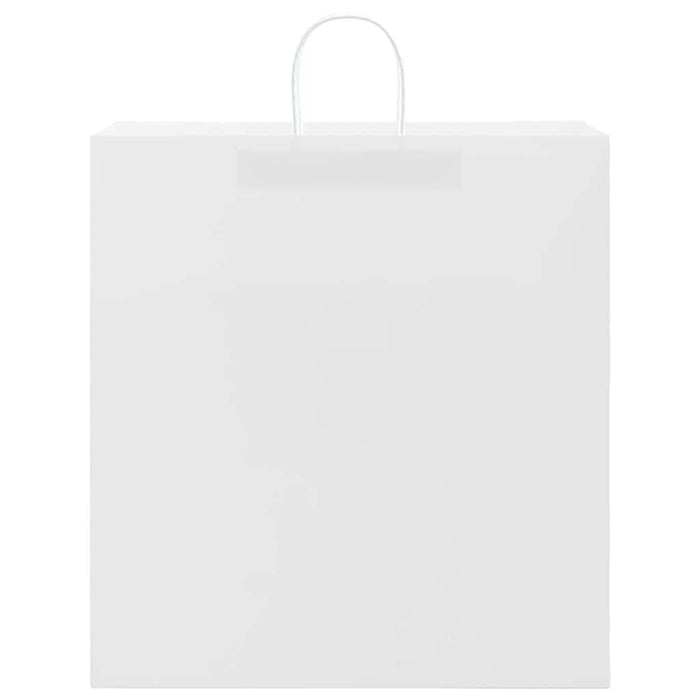vidaXL Sacchetti di Carta 250 pz con Manici Bianchi 45x17x48 cm