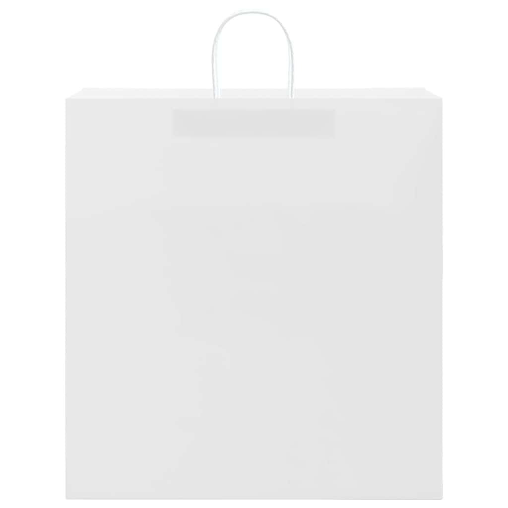 Sacchetti di Carta 250 pz con Manici Bianchi 45x17x48 cm 4101625