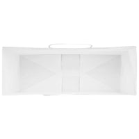 vidaXL Sacchetti di Carta 250 pz con Manici Bianchi 45x17x48 cm