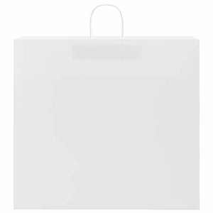 Sacchetti di Carta 250 pz con Manici Bianchi 54x15x49 cm 4101626