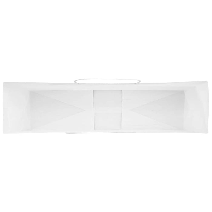 Sacchetti di Carta 250 pz con Manici Bianchi 54x15x49 cm 4101626