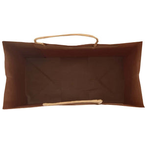 Sacchetti di Carta 50 pz con Manici Neri 21x11x28 cm