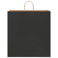 Sacchetti di Carta 50 pz con Manici Neri 45x17x48 cm 4101639