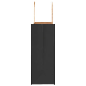 Sacchetti di Carta 250 pz con Manici Neri 21x11x28 cm 4101643