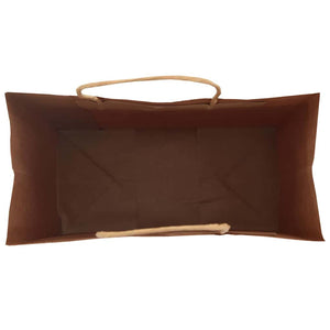 Sacchetti di Carta 250 pz con Manici Neri 21x11x28 cm 4101643