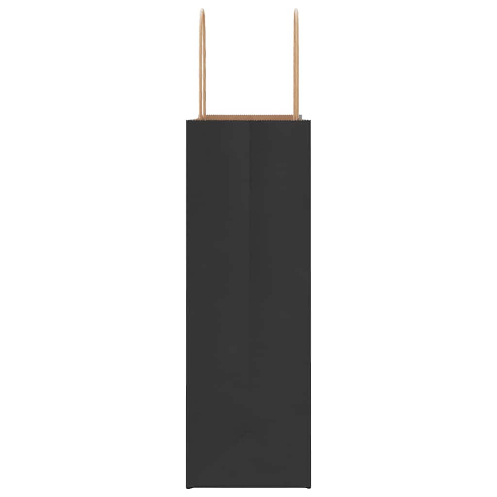 Sacchetti di Carta 250 pz con Manici Neri 26x12x35 cm 4101646