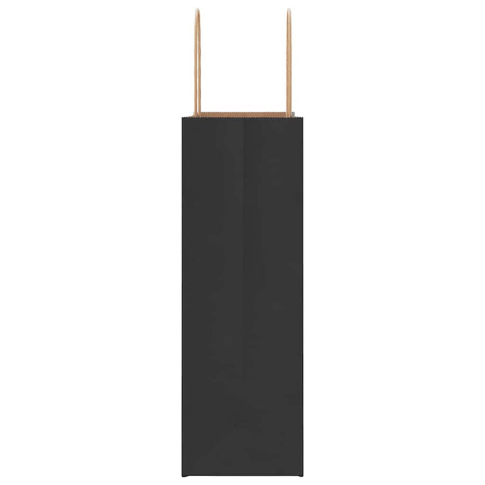 Sacchetti di Carta 250 pz con Manici Neri 26x12x35 cm 4101646