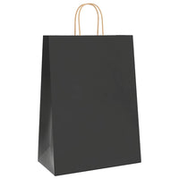 Sacchetti di Carta 250 pz con Manici Neri 32x17x44 cm 4101650