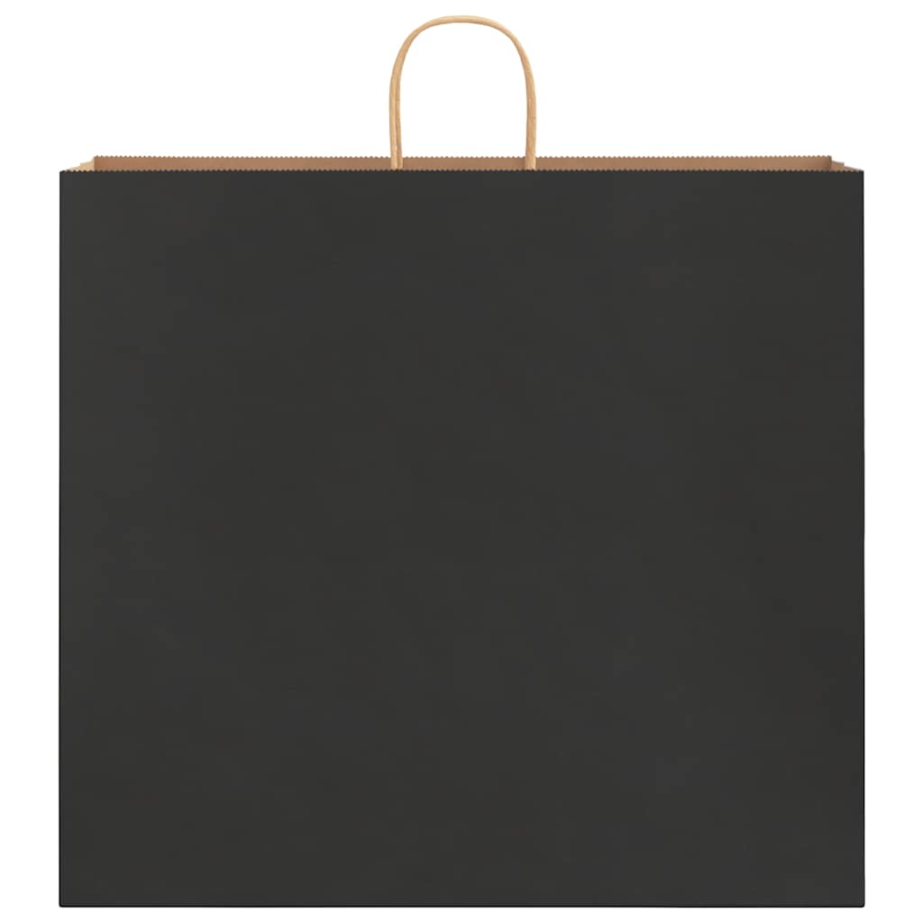 Sacchetti di Carta 250 pz con Manici Neri 54x15x49 cm