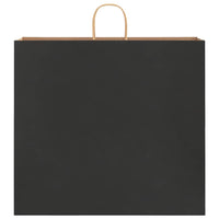 Sacchetti di Carta 250 pz con Manici Neri 54x15x49 cm