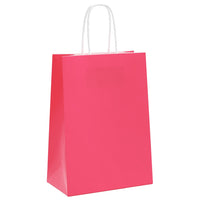 Sacchetti di Carta 50 pz con Manici Rosa 15x8x21 cm