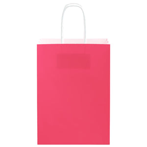 Sacchetti di Carta 50 pz con Manici Rosa 15x8x21 cm