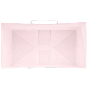 Sacchetti di Carta 50 pz con Manici Rosa 15x8x21 cm