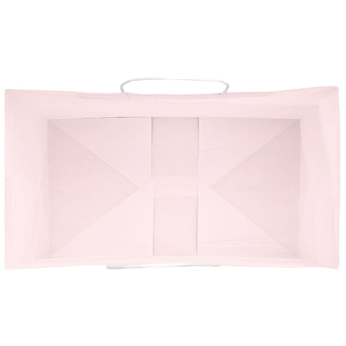 Sacchetti di Carta 50 pz con Manici Rosa 15x8x21 cm
