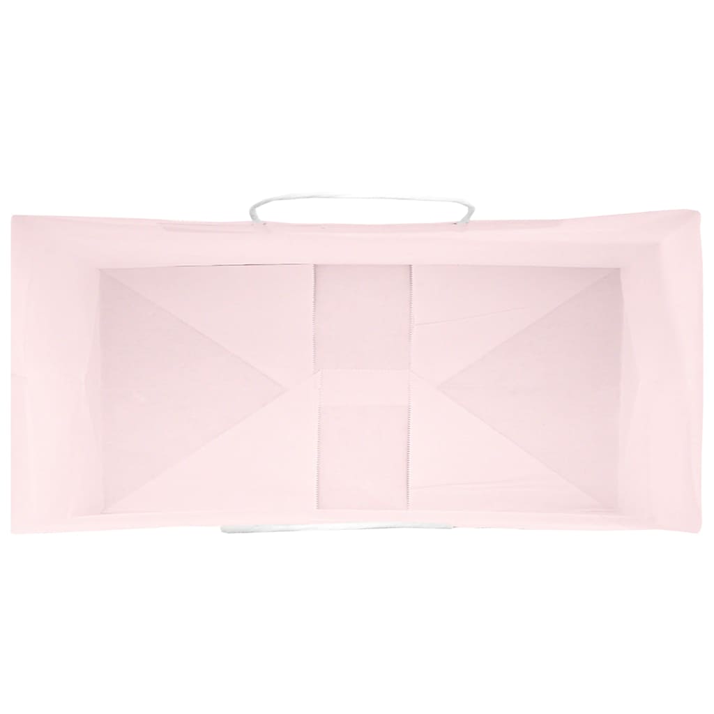 Sacchetti di Carta 50 pz con Manici Rosa 18x8x22 cm 4101656