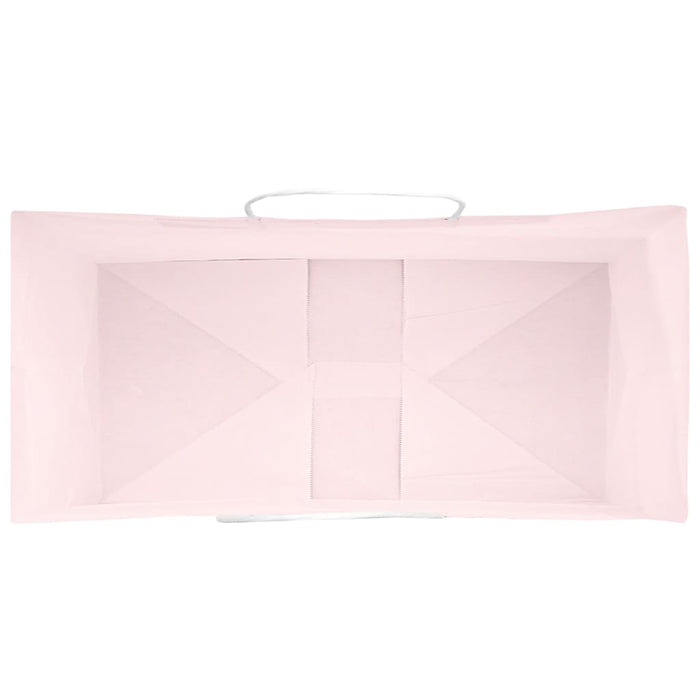 Sacchetti di Carta 50 pz con Manici Rosa 18x8x22 cm 4101656