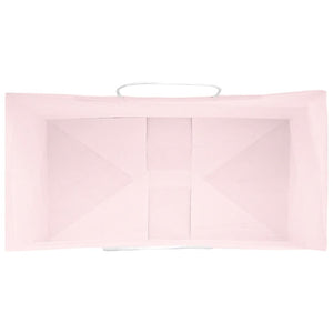 Sacchetti di Carta 50 pz con Manici Rosa 21x11x28 cm