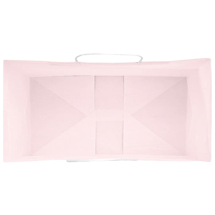 Sacchetti di Carta 50 pz con Manici Rosa 21x11x28 cm 4101657