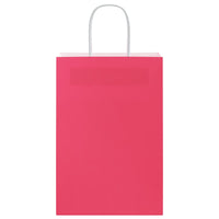 Sacchetti di Carta 50 pz con Manici Rosa 21x11x31 cm 4101658