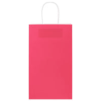 vidaXL Sacchetti di Carta 50 pz con Manici Rosa 21x11x36 cm