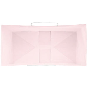 vidaXL Sacchetti di Carta 50 pz con Manici Rosa 21x11x36 cm