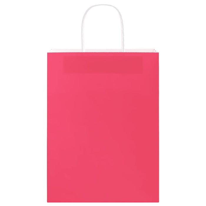 Sacchetti di Carta 50 pz con Manici Rosa 26x12x35 cm 4101660