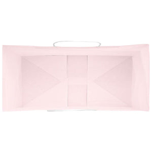 Sacchetti di Carta 50 pz con Manici Rosa 26x12x35 cm 4101660