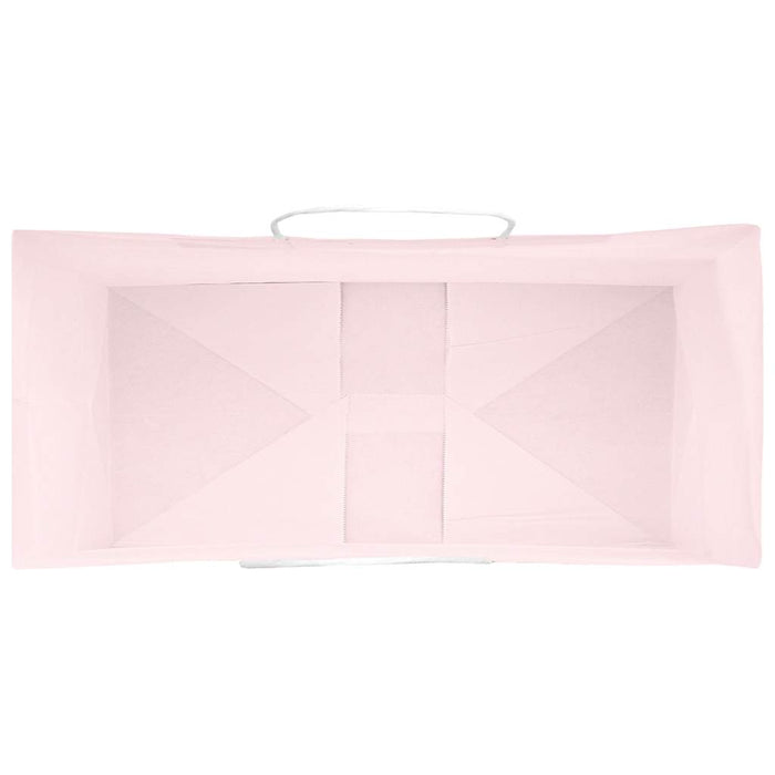 Sacchetti di Carta 50 pz con Manici Rosa 26x12x35 cm 4101660